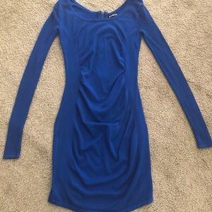 Vivid blue dress